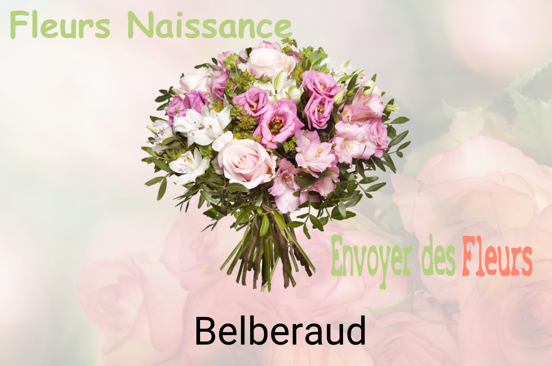 Bouquet de fleurs de naissance livré à Belberaud